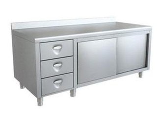 三抽拉门工作台