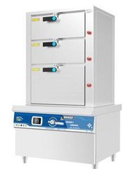 电磁三门海鲜蒸柜